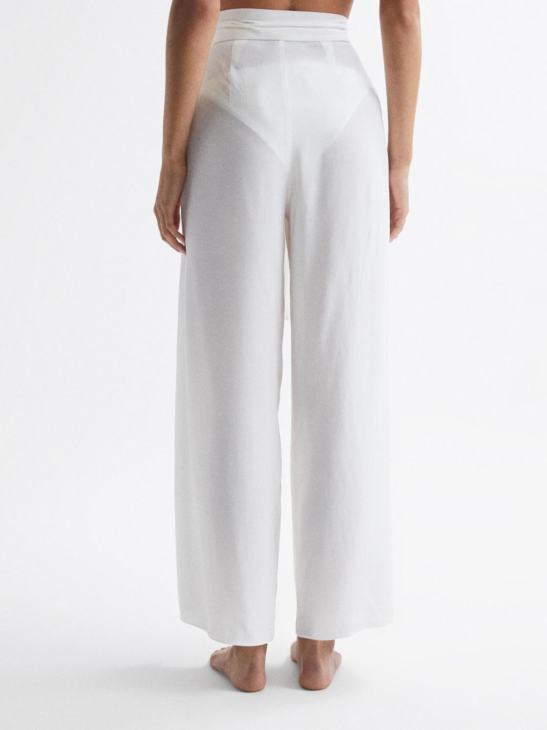 Reiss Trousers | Gemma Resort Trousers White - Women