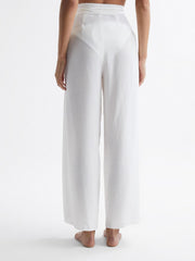 Reiss Trousers | Gemma Resort Trousers White - Women