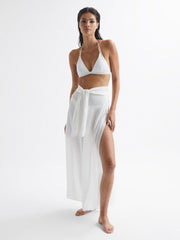 Reiss Trousers | Gemma Resort Trousers White - Women