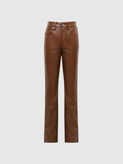 Reiss Trousers | Good American Good American Better Than Leather Pants Black - Women