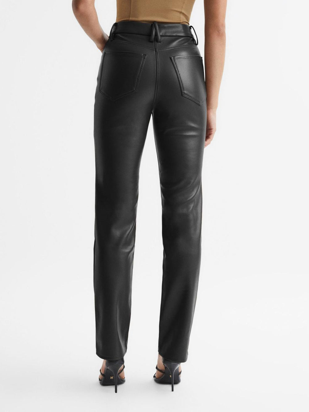 Reiss Trousers | Good American Good American Better Than Leather Pants Black - Women