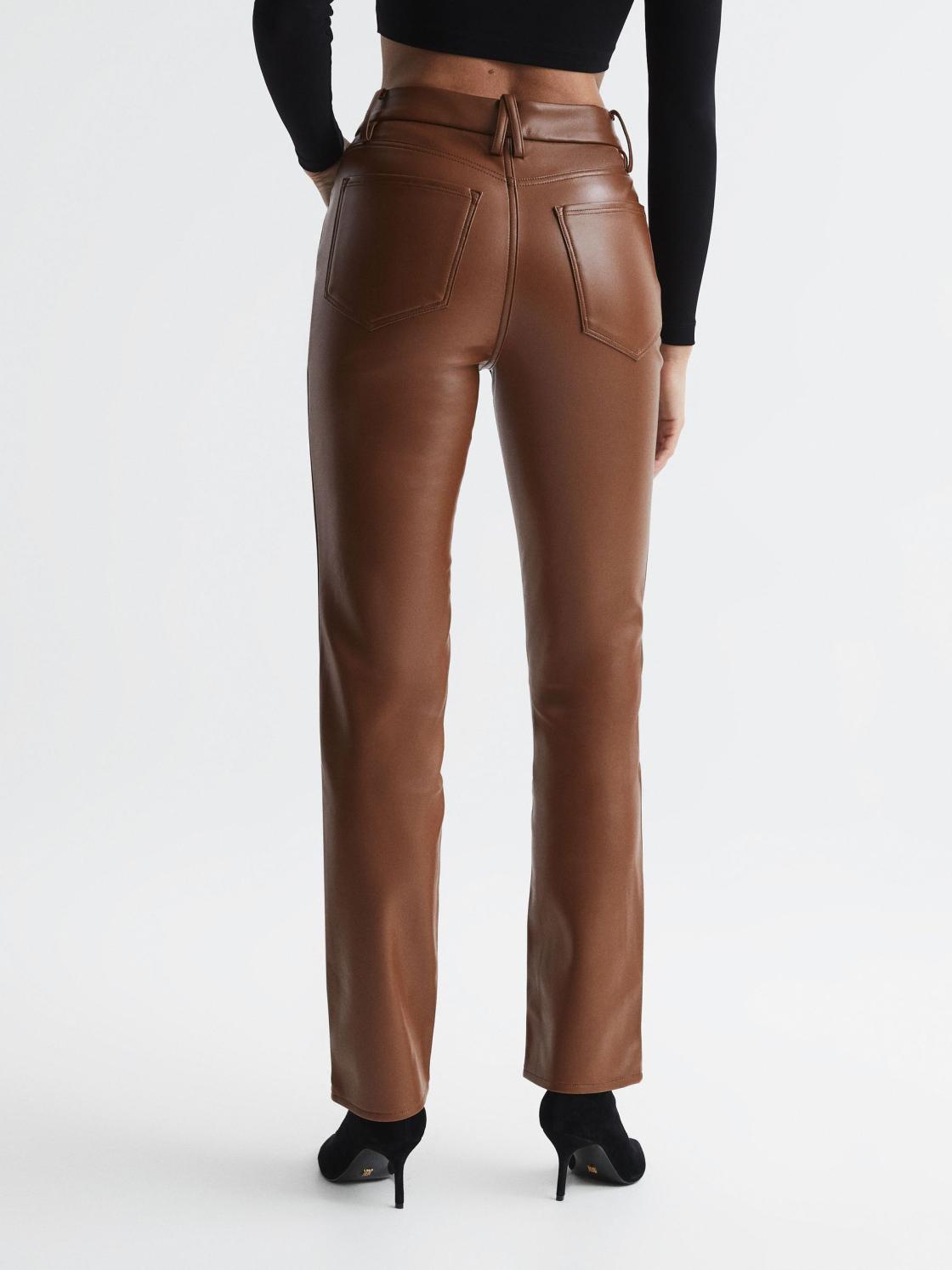 Reiss Trousers | Good American Good American Better Than Leather Pants Black - Women