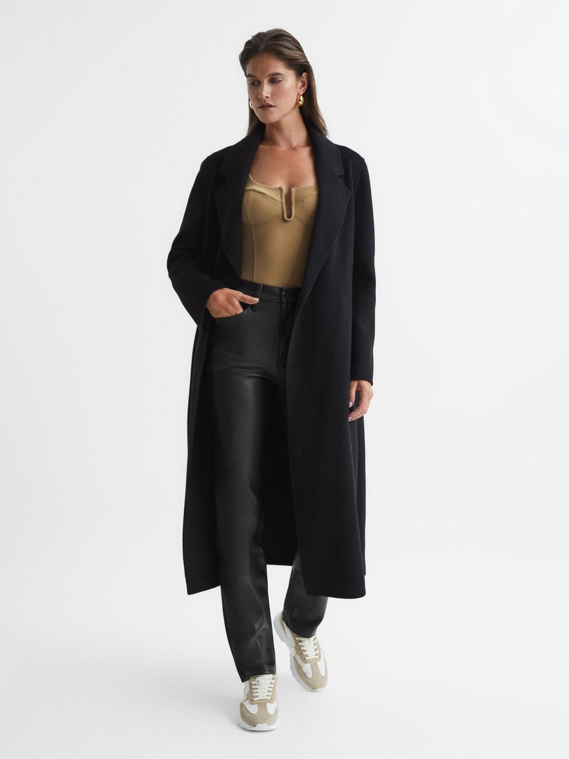 Reiss Trousers | Good American Good American Better Than Leather Pants Black - Women