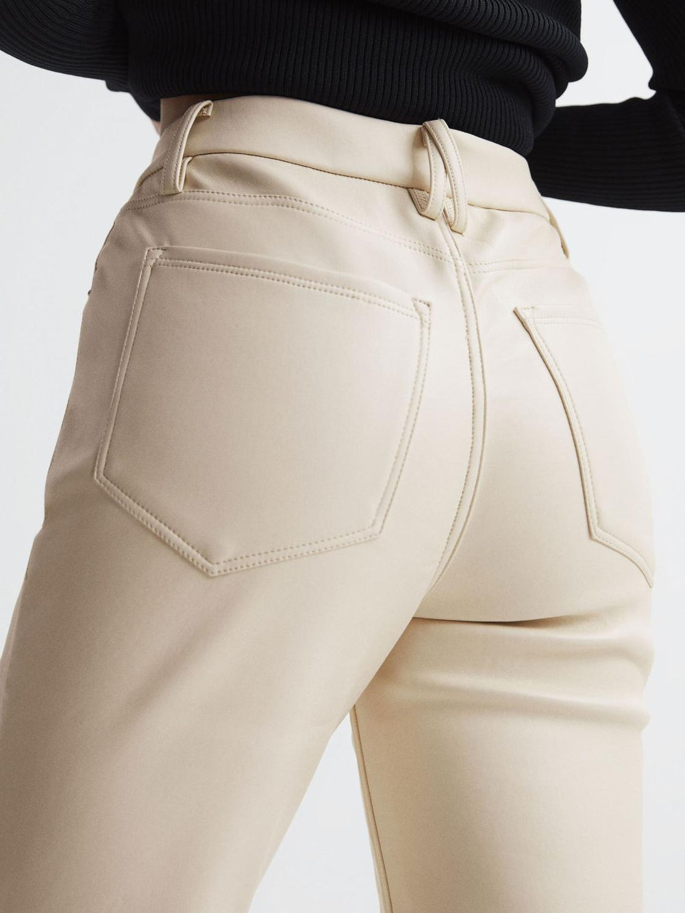 Reiss Trousers | Good American Good American Better Than Leather Pants Black - Women