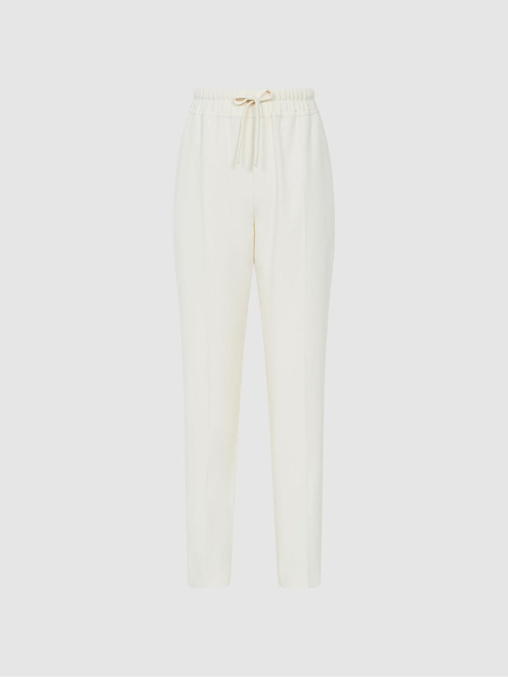 Reiss Trousers | Hailey Pull-On Tapered Trousers Black - Women