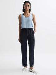 Reiss Trousers | Hailey Pull On Trousers Black - Women