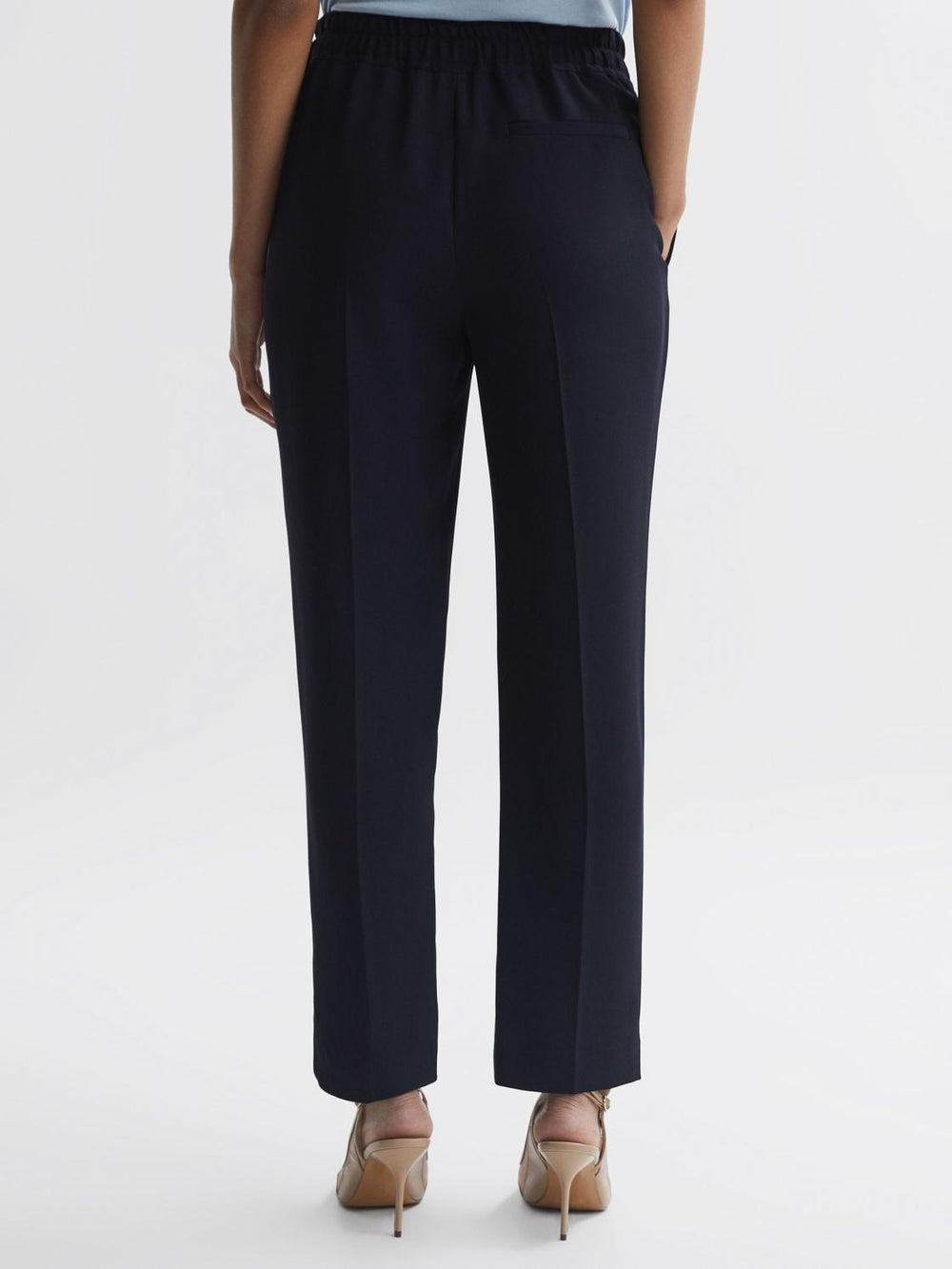 Reiss Trousers | Hailey Pull On Trousers Black - Women