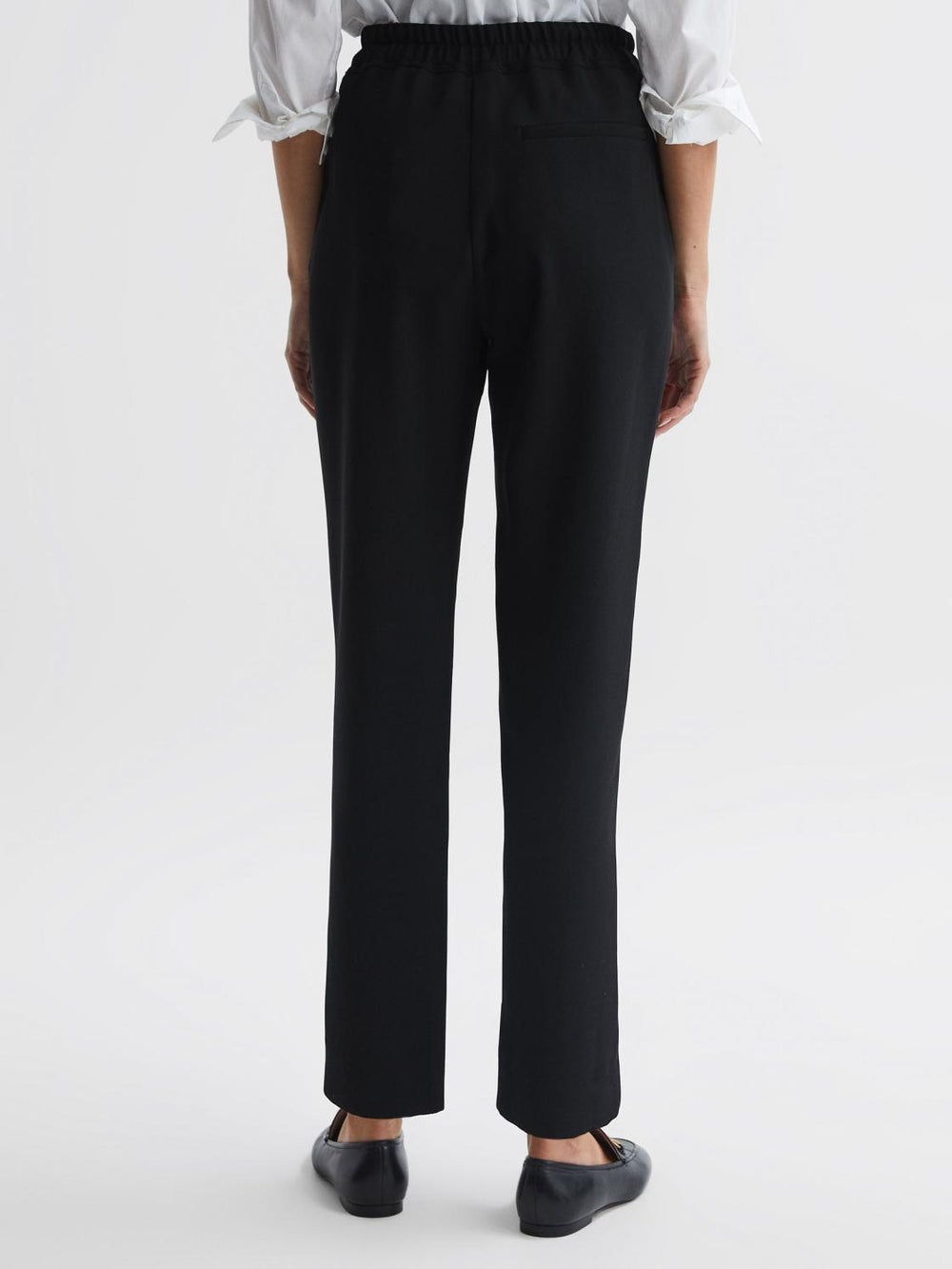 Reiss Trousers | Hailey Pull On Trousers Black - Women