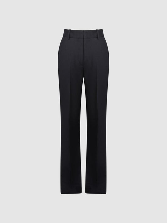 Reiss Trousers | Haisley Tailored Flare Trousers Black - Women