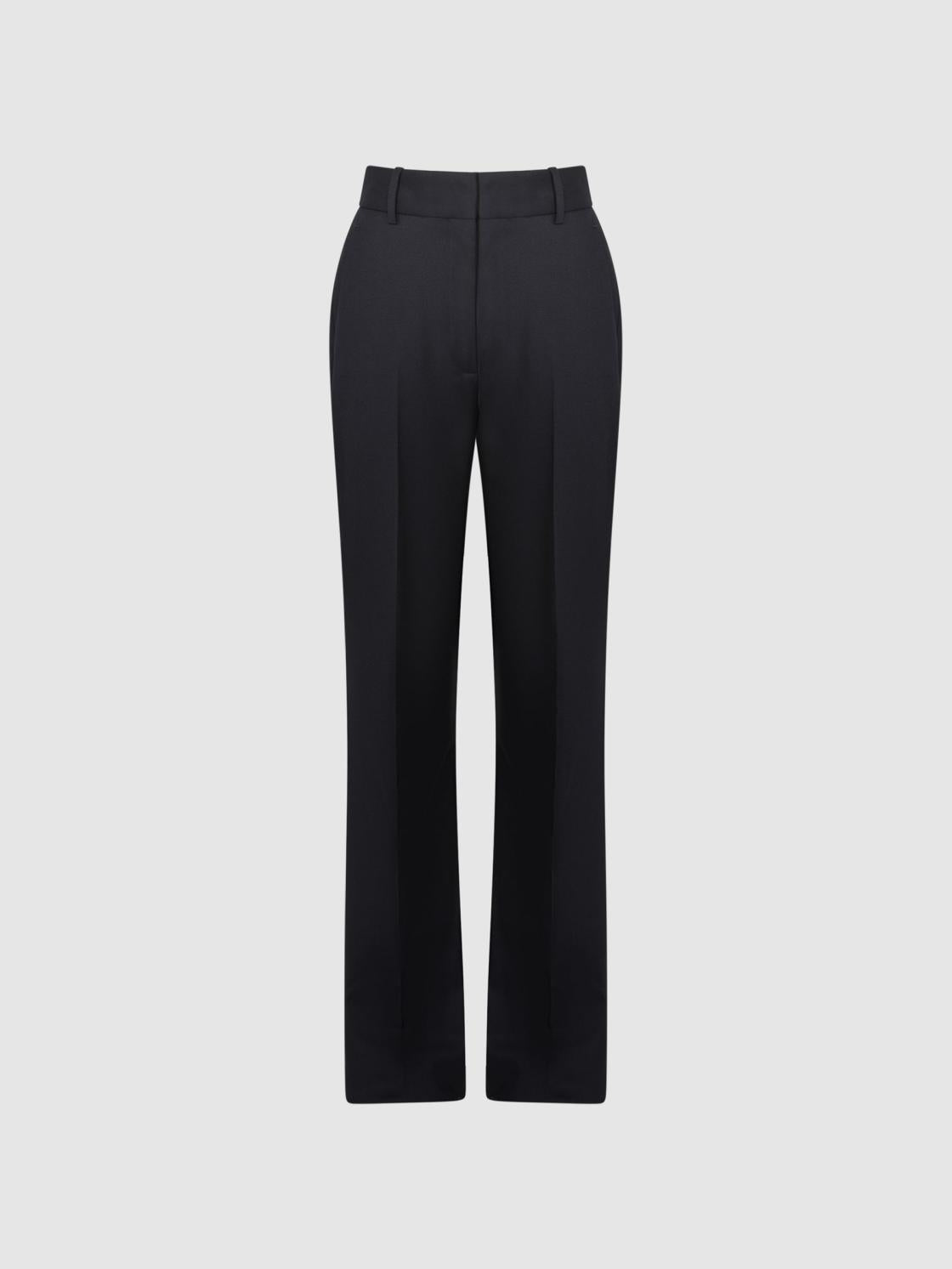 Reiss Trousers | Haisley Tailored Flare Trousers Black - Women