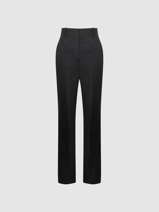 Reiss Trousers | Haisley Tailored Flare Trousers Black - Women