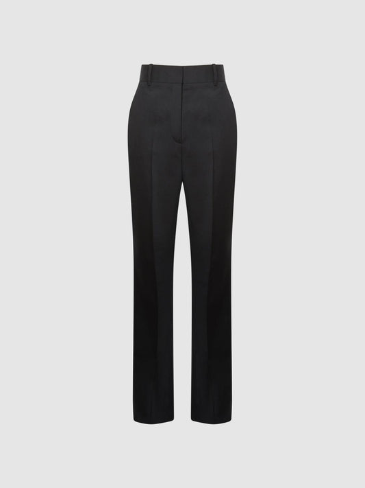 Reiss Trousers | Haisley Tailored Flare Trousers Black - Women