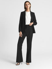 Reiss Trousers | Haisley Tailored Flare Trousers Black - Women
