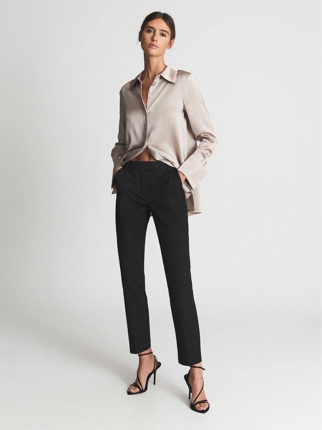Reiss Trousers | Joanne Slim Fit Tailored Trousers Black - Women