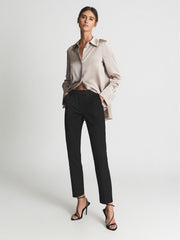 Reiss Trousers | Joanne Slim Fit Tailored Trousers Black - Women