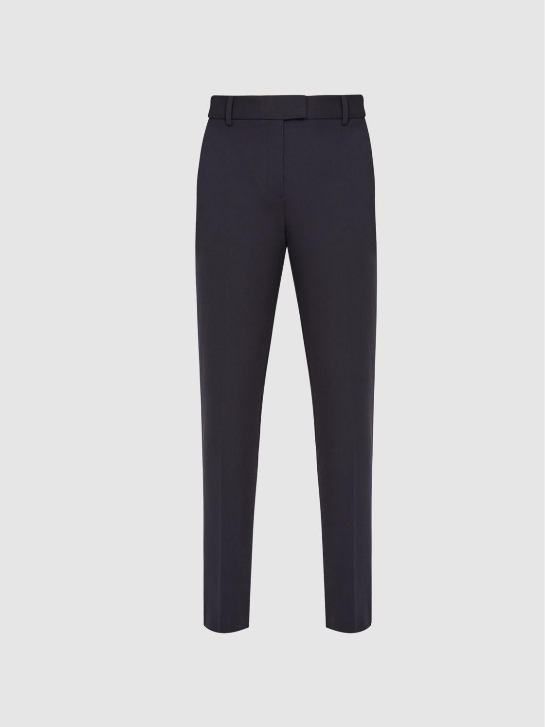 Reiss Trousers | Joanne Slim Fit Tailored Trousers Navy - Women