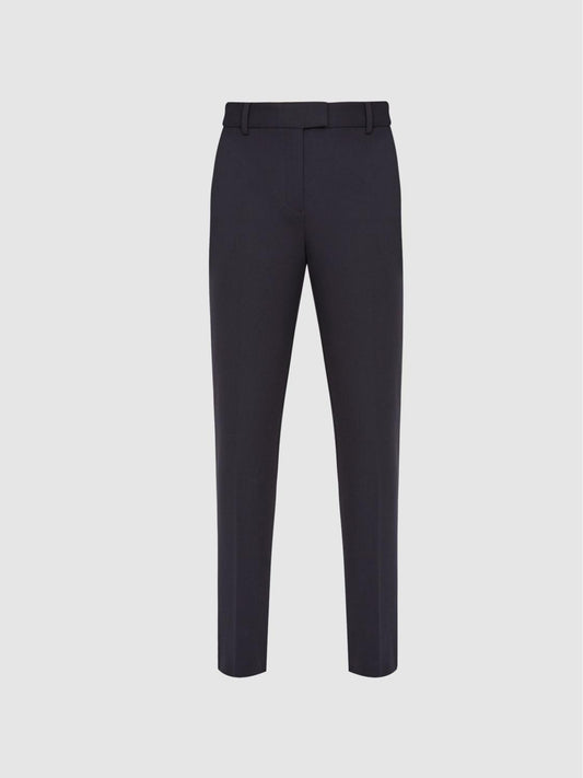 Reiss Trousers | Joanne Slim Fit Tailored Trousers Navy - Women