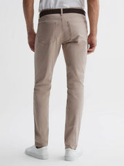 Reiss Trousers | Kalkan Slim Fit Five Pocket Trousers Navy - Men