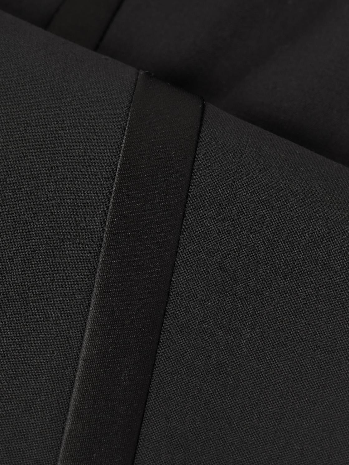 Reiss Trousers | Knightsbridge Tuxedo Satin Stripe Trousers Black - Children