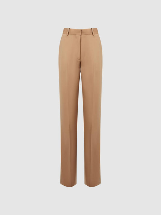 Reiss Trousers | Margeaux Wide Leg Trousers Black - Women