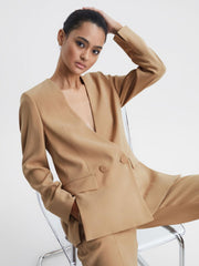 Reiss Trousers | Margeaux Wide Leg Trousers Black - Women