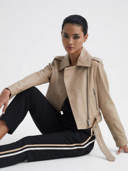 Reiss Trousers | Odell Taper Tapered Leg Pull-on Trousers Black - Women