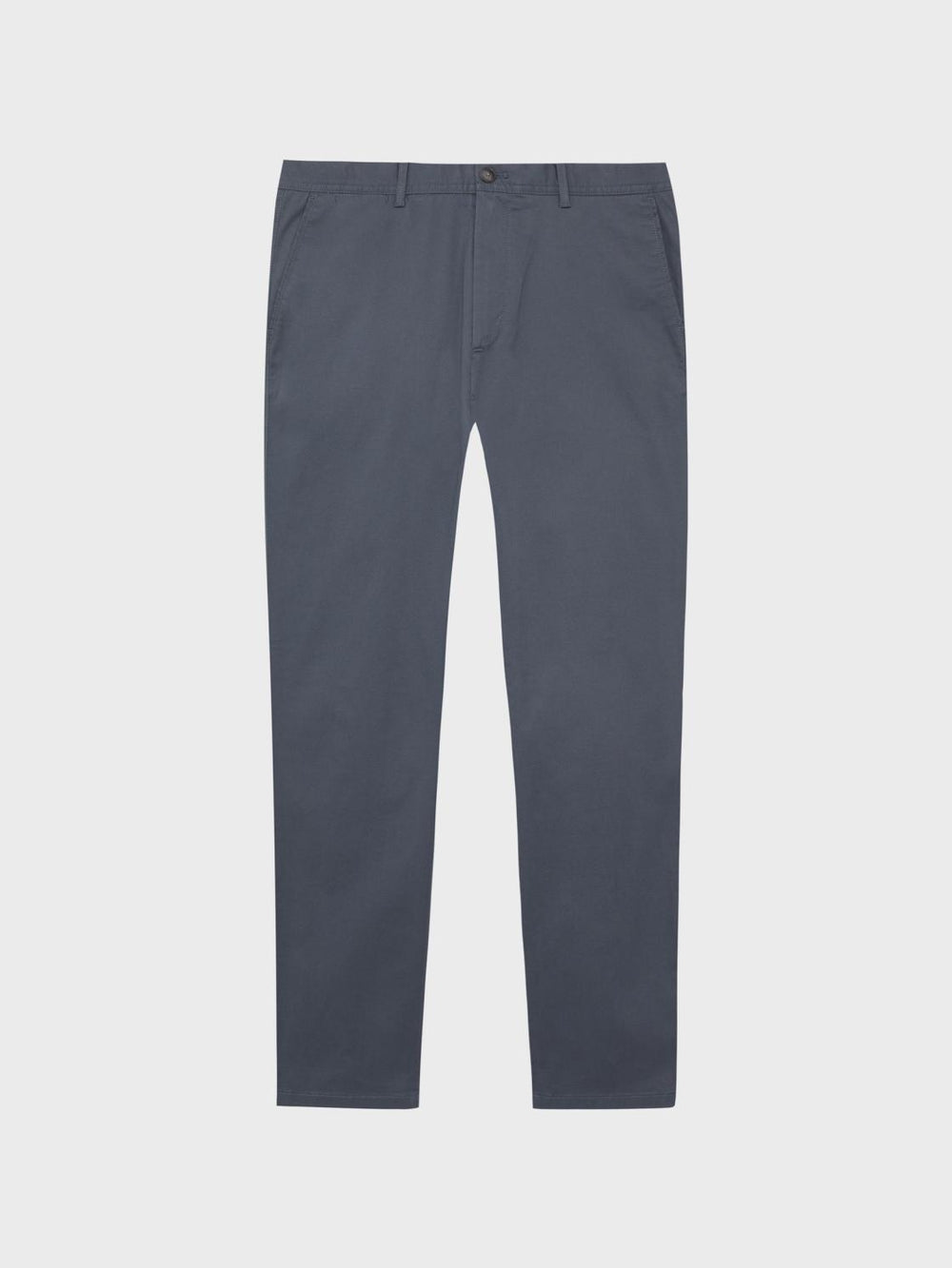 Reiss Trousers | Pitch Slim Fit Washed Chinos Airforce Blue - Men