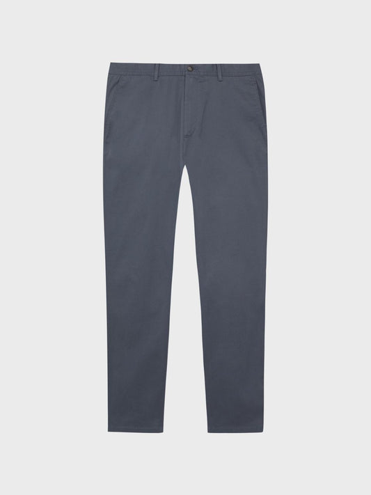 Reiss Trousers | Pitch Slim Fit Washed Chinos Airforce Blue - Men