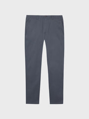Reiss Trousers | Pitch Slim Fit Washed Chinos Airforce Blue - Men