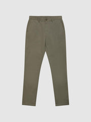 Reiss Trousers | Pitch Slim Fit Washed Chinos Khaki - Men