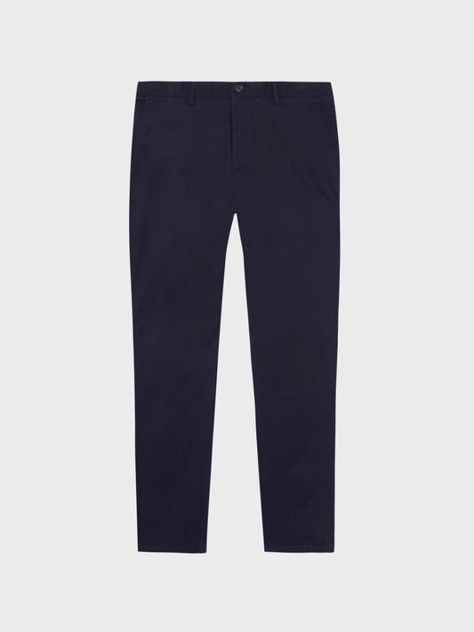 Reiss Trousers | Pitch Slim Fit Washed Chinos Navy - Men