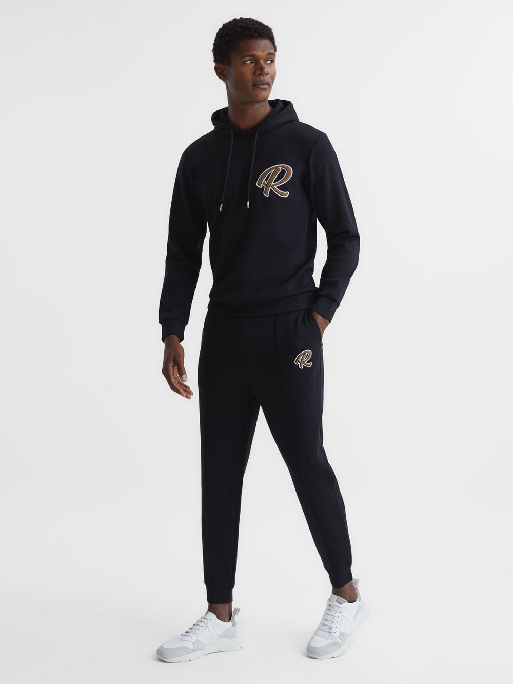 Reiss Trousers | Premier R Casual Lounge Joggers Navy - Men