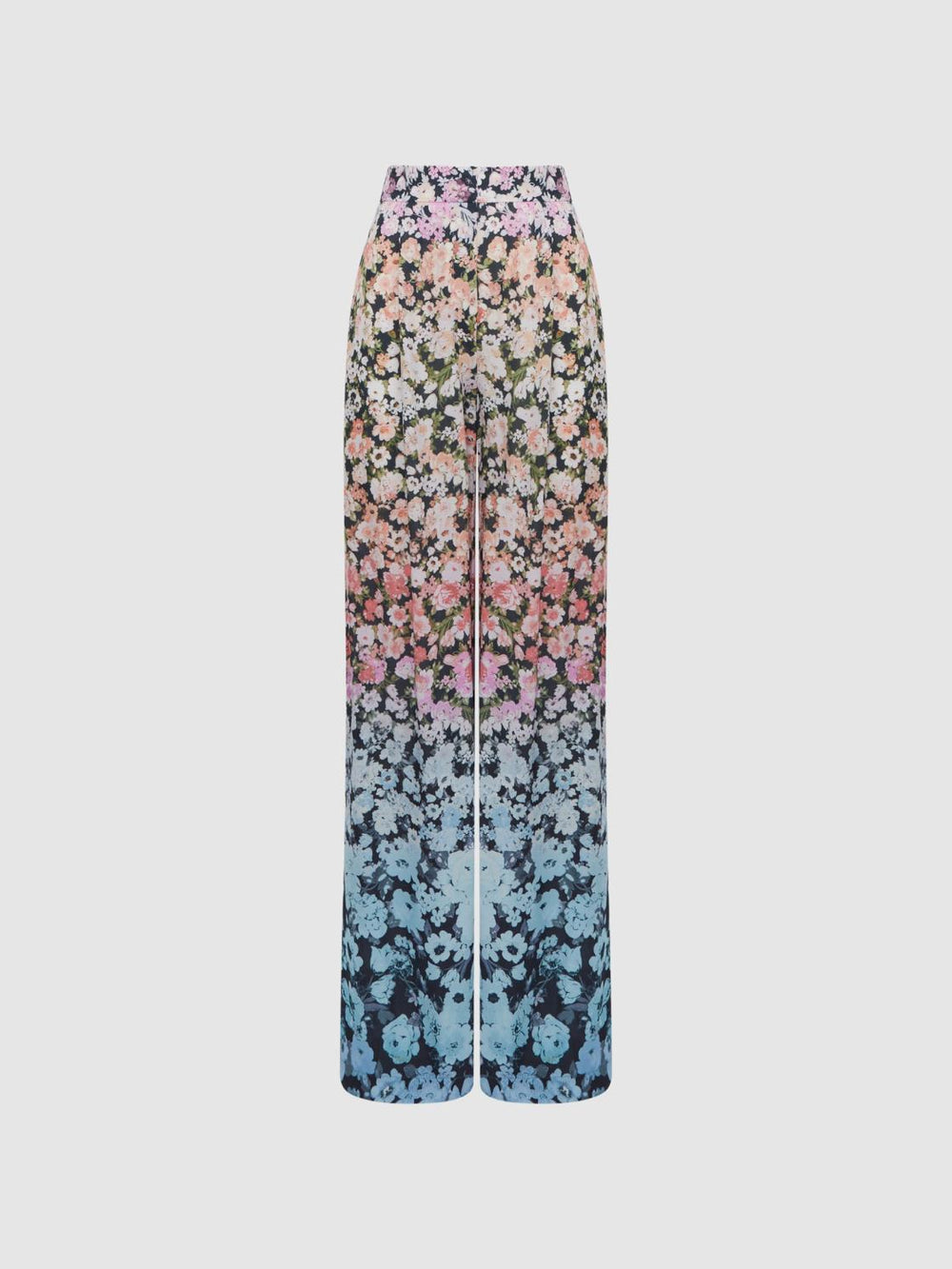 Reiss Trousers | Serena Floral Print Wide Leg Trousers Multi - Women