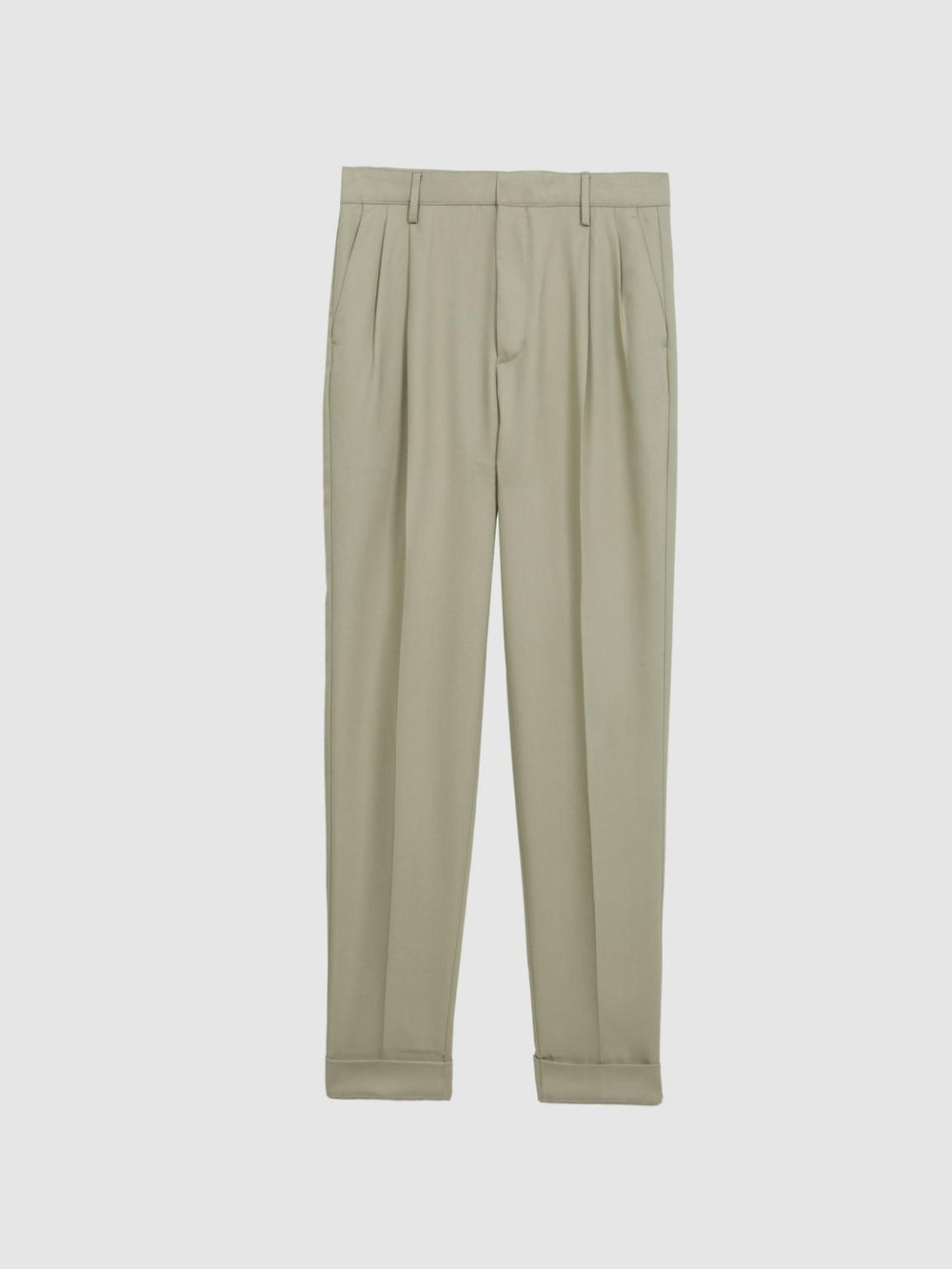 Reiss Trousers | Slate Tapered Trousers Soft Beige - Men